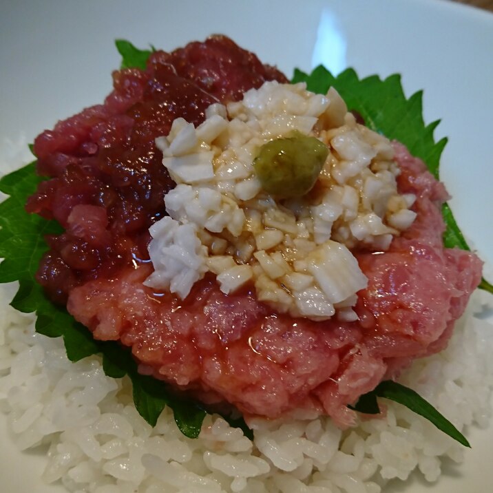 安マグロでも☆美味しいまぐまぐ丼♪